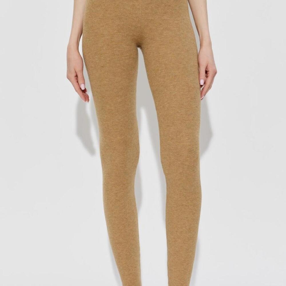 NWT Fear of God Essentials Tan Heather Camel Leggings Size M